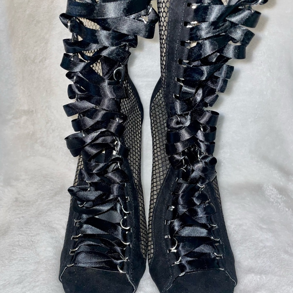 Steve Madden Fuego-Mesh Bootie Size 7 Mesh With B… - image 5